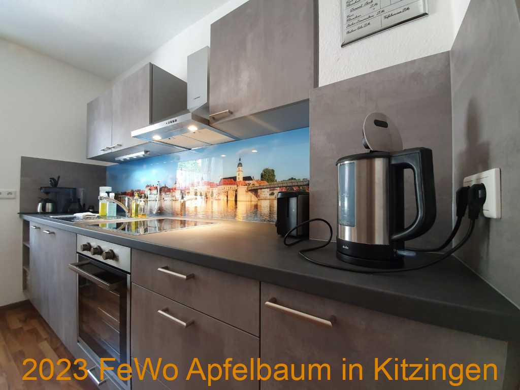 Neue Küche in der FeWo in Kitzingen